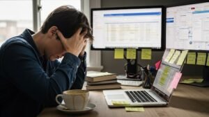 perte focus frustration travail